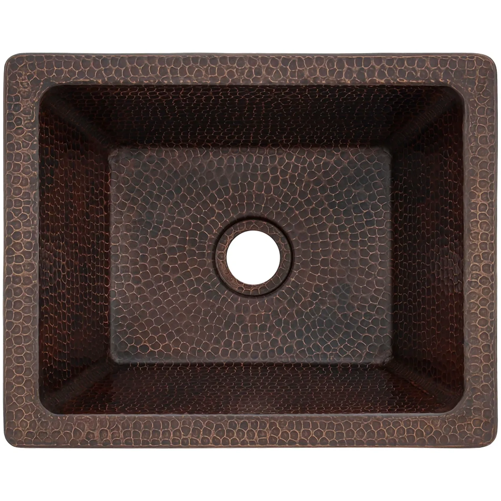 Premier Copper Products 15" x 12" Rectangle Vessel - Above Counter Copper Bathroom Sink, Oil Rubbed Bronze, 17 Gauge, VREC15SKDB