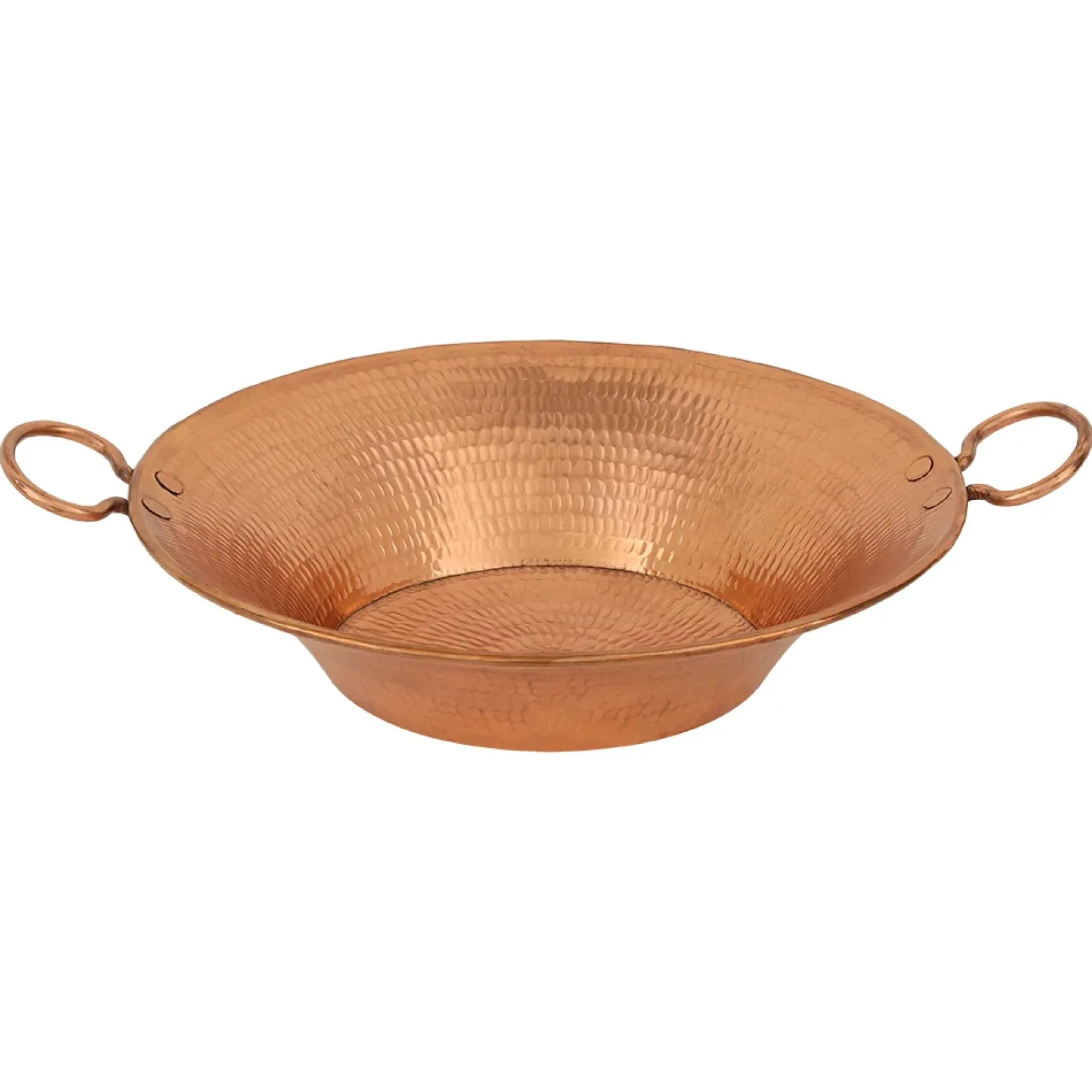 Premier Copper Products 21" Round Copper Bathroom Sink, Polished Copper, VR16MPPC