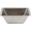 Premier Copper Products 17" Copper Bar/Prep Sink, Nickel, BRECEN3