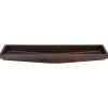 Premier Copper Products 60" Rectangle Copper Bathroom Sink, Oil Rubbed Bronze, VREC60SKDB