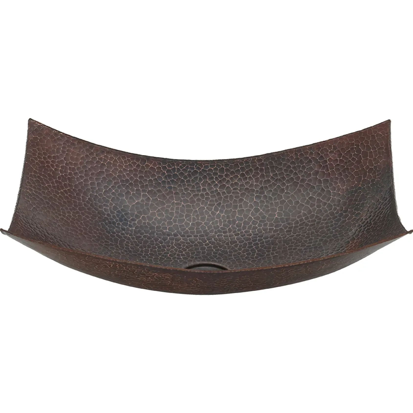 Premier Copper Products 18" Rectangle Copper Bathroom Sink, Oil Rubbed Bronze, VREC18MSDB