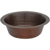 Premier Copper Products 14" Copper Bar/Prep Sink, Oil Rubbed Bronze, BR14DB3