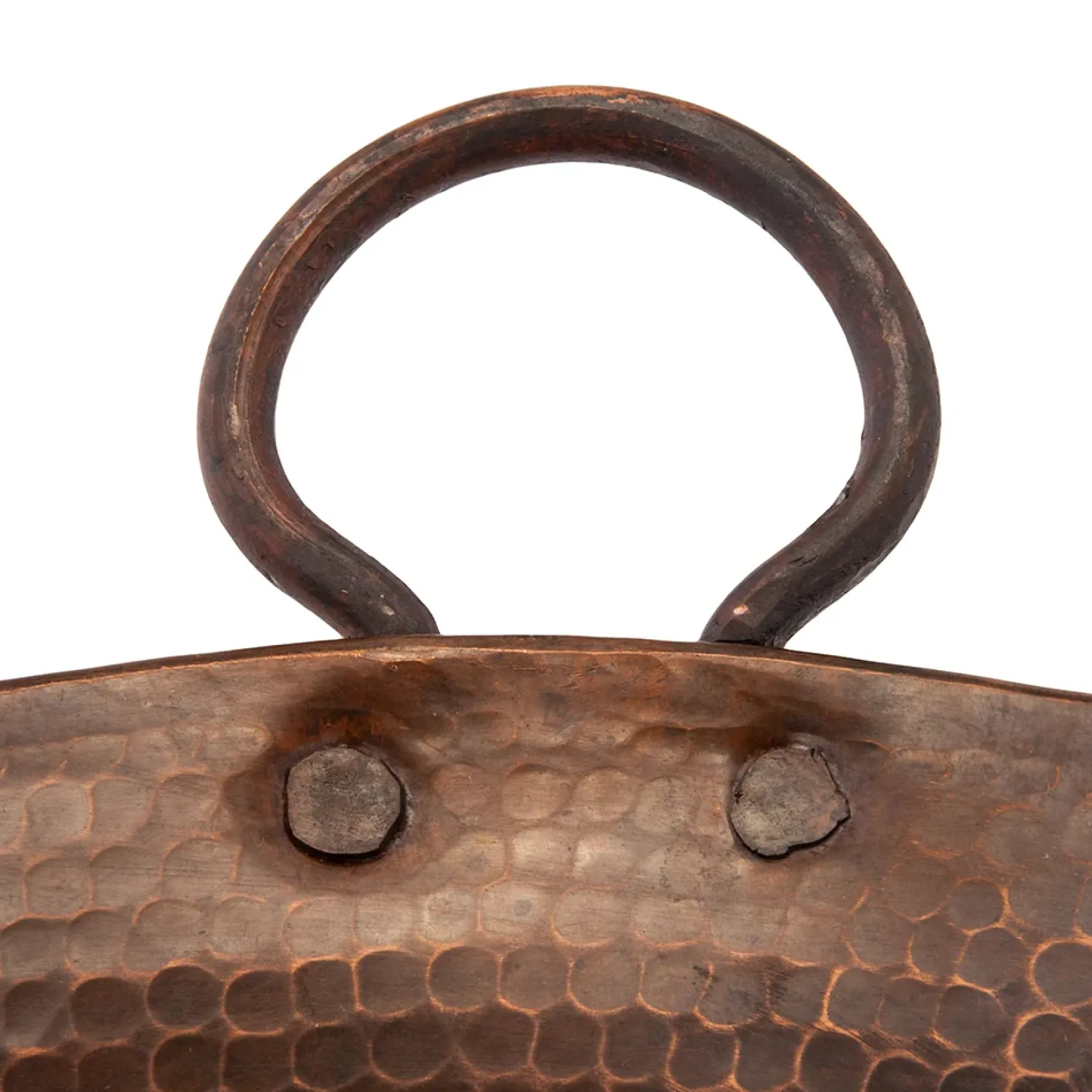 Premier Copper Products 16" Round Miners Pan Vessel Hammered Copper Bathroom Sink, Matching Drain and Accessories, Oil Rubbed Bronze, BSP5_VR16MPDB-P