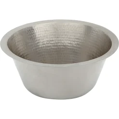 Premier Copper Products 16" Copper Bar/Prep Sink, Nickel, BR16EN3