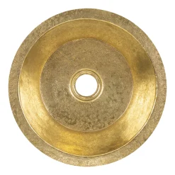 Premier Copper Products 14" Round Terra Firma Brass Bar/Prep Sink, TFBR14PB2