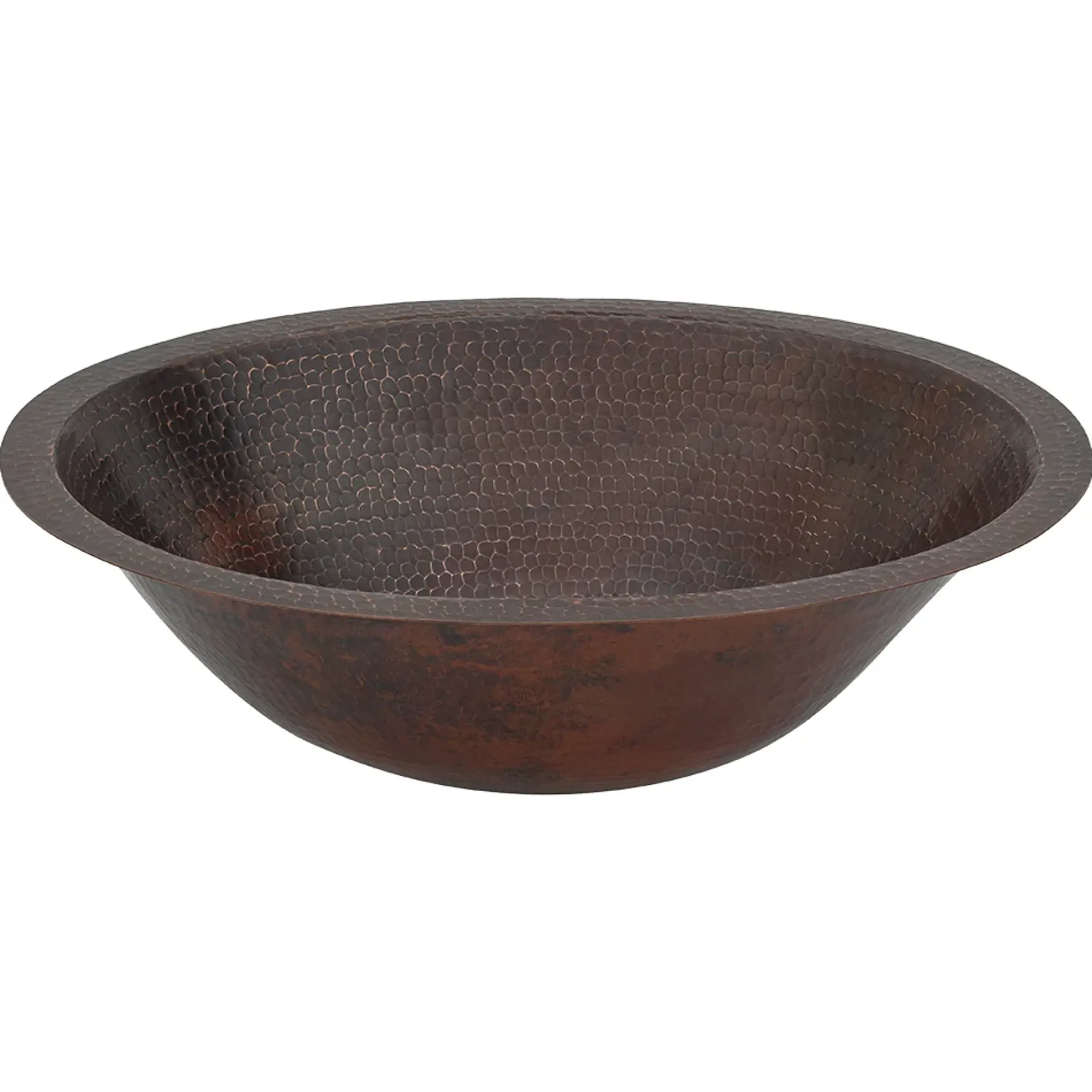 Premier Copper Products 20" Oval Copper Bathroom Sink