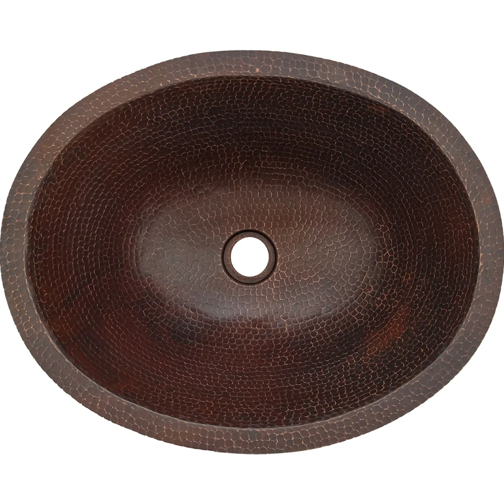 Premier Copper Products 20" Oval Copper Bathroom Sink