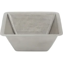 Premier Copper Products 15" Copper Bar/Prep Sink, Nickel, BS15EN3