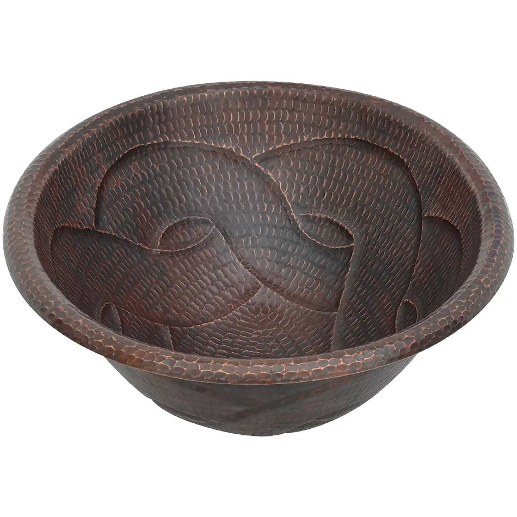 Premier Copper Products 19" Oval Copper Bathroom Sink, Oil Rubbed Bronze, LO19RBDDB