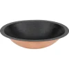 Premier Copper Products 19" x 14" Oval Dual - Undermount or Drop In Copper Bathroom Sink, Glazed Black, 17 Gauge, LO19FBLK