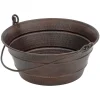 Premier Copper Products 16" Round Vessel - Above Counter Copper Bathroom Sink, Oil Rubbed Bronze, 16 Gauge, VR16BUDB