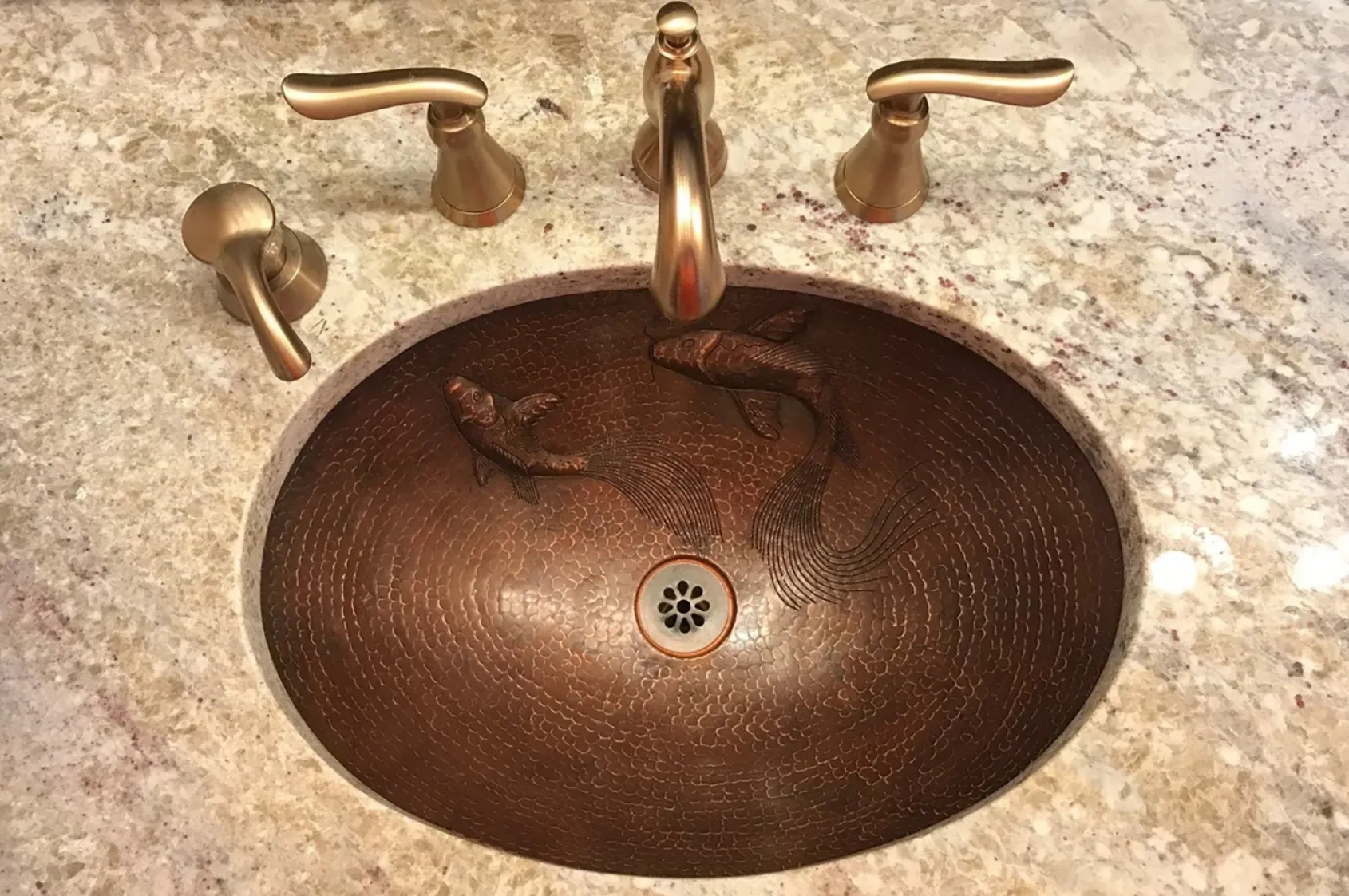 Premier Copper Products 19" Oval Copper Bathroom Sink, Oil Rubbed Bronze, LO19FKOIDB