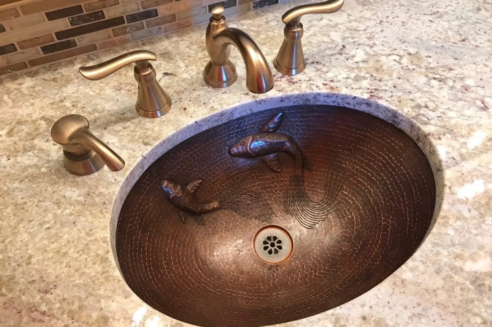 Premier Copper Products 19" Oval Copper Bathroom Sink, Oil Rubbed Bronze, LO19FKOIDB