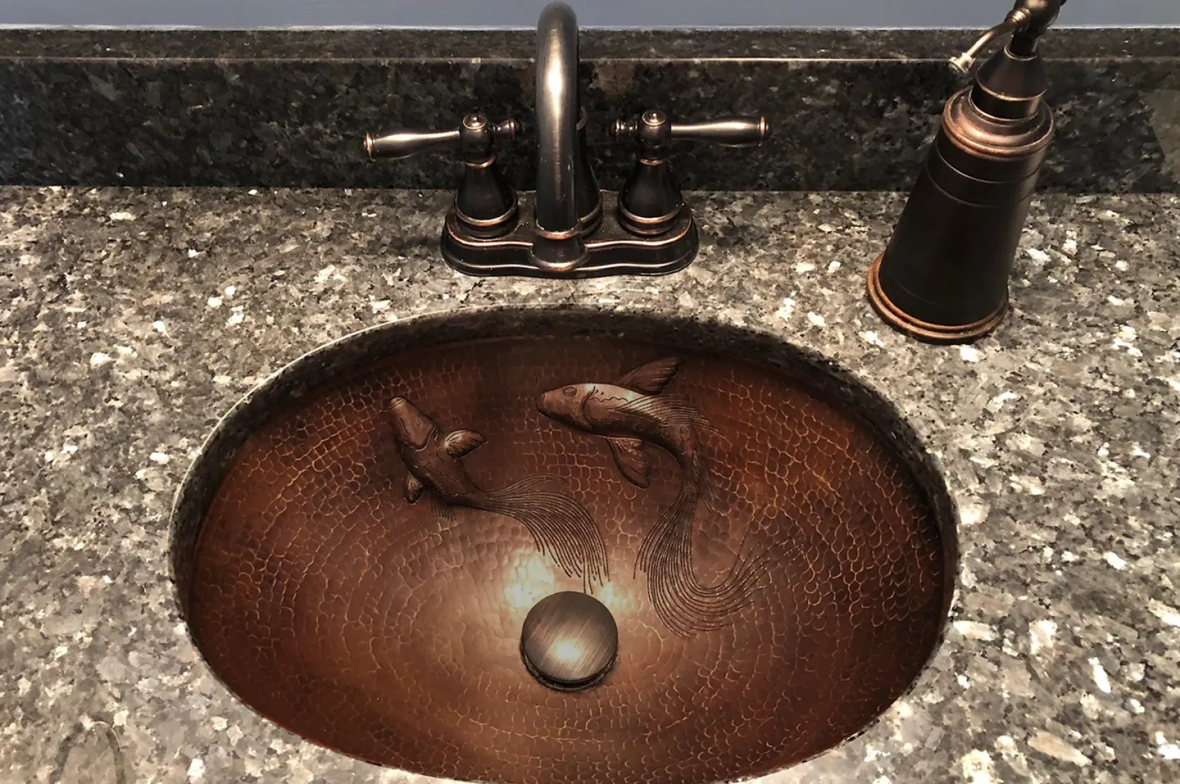 Premier Copper Products 19" Oval Copper Bathroom Sink, Oil Rubbed Bronze, LO19FKOIDB
