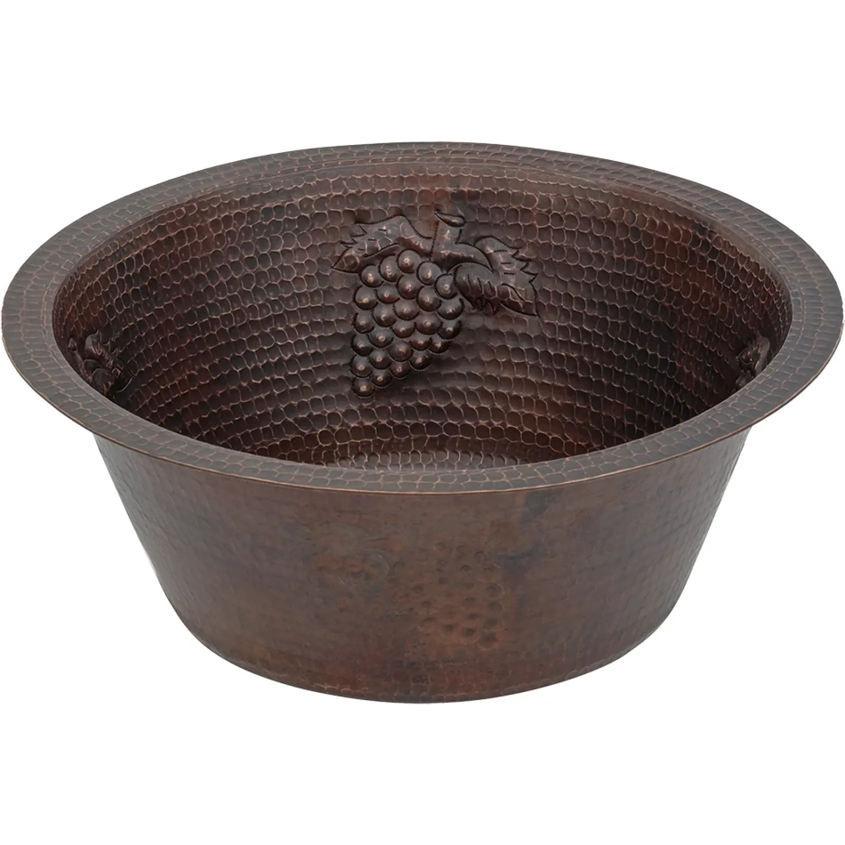 Premier Copper Products 16" Copper Bar/Prep Sink, Oil Rubbed Bronze, BR16GDB3