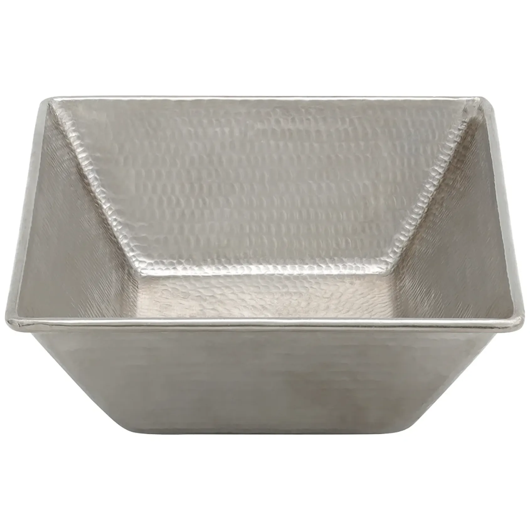 Premier Copper Products 17.25" x 13.25" Rectangle Vessel - Above Counter Copper and Nickel Bathroom Sink, 17 Gauge, VREC17WEN