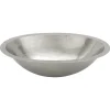 Premier Copper Products 19" Oval Copper Bathroom Sink, Nickel, LO19FEN