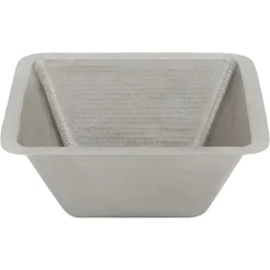 Premier Copper Products 15" Copper Bar/Prep Sink, Nickel, BS15EN2