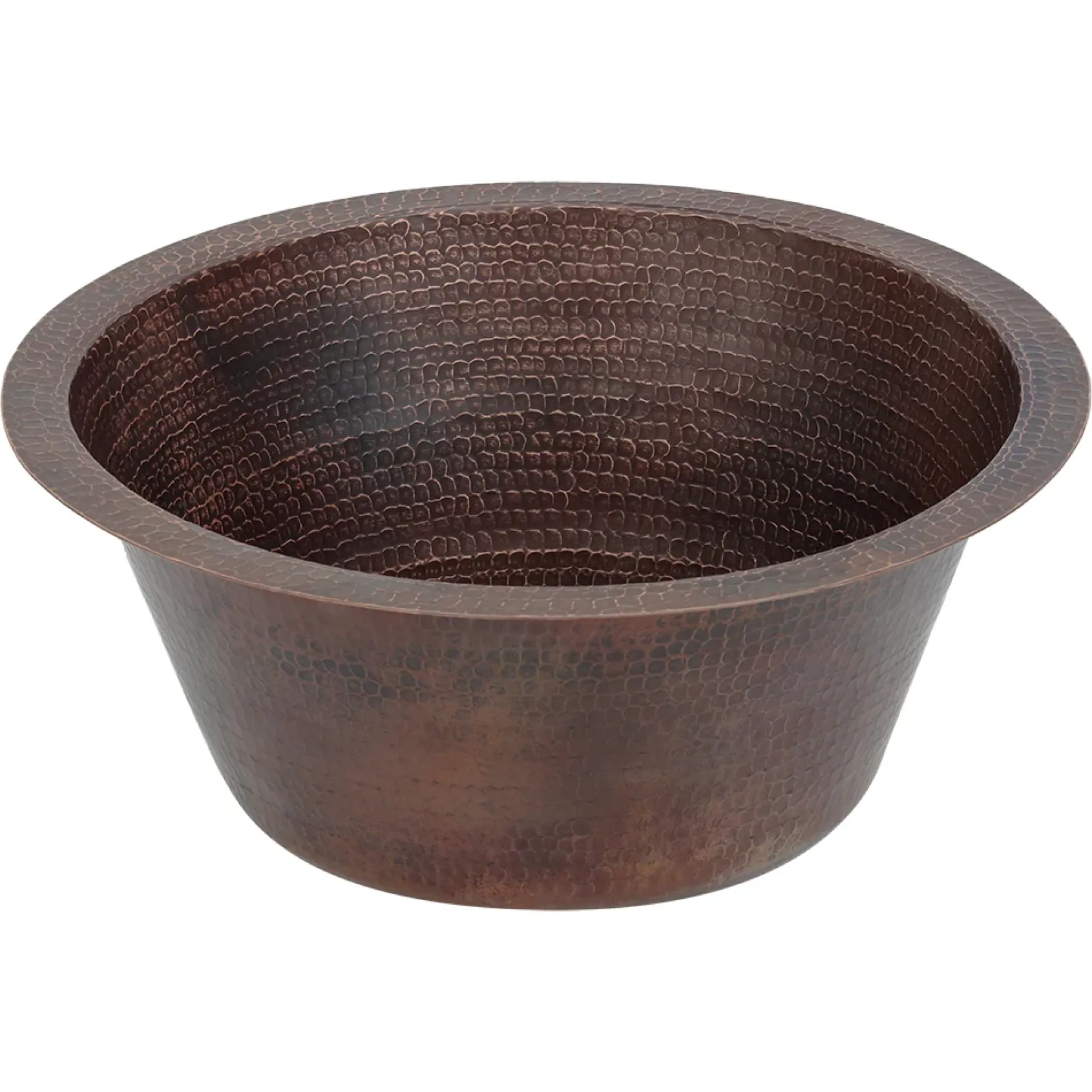 Premier Copper Products 16" Copper Bar/Prep Sink, Oil Rubbed Bronze, BR16DB2