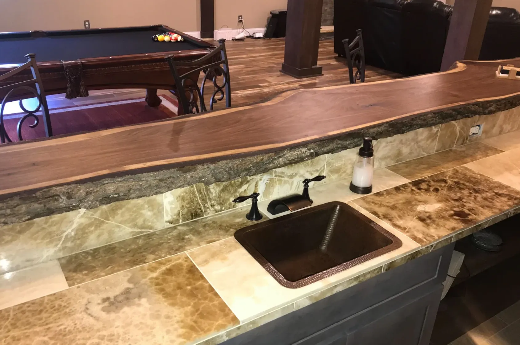 Premier Copper Products 17" Copper Bar/Prep Sink, Oil Rubbed Bronze, BRECDB2