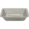 Premier Copper Products 19" Rectangle Copper Bathroom Sink, Nickel, LREC19EN