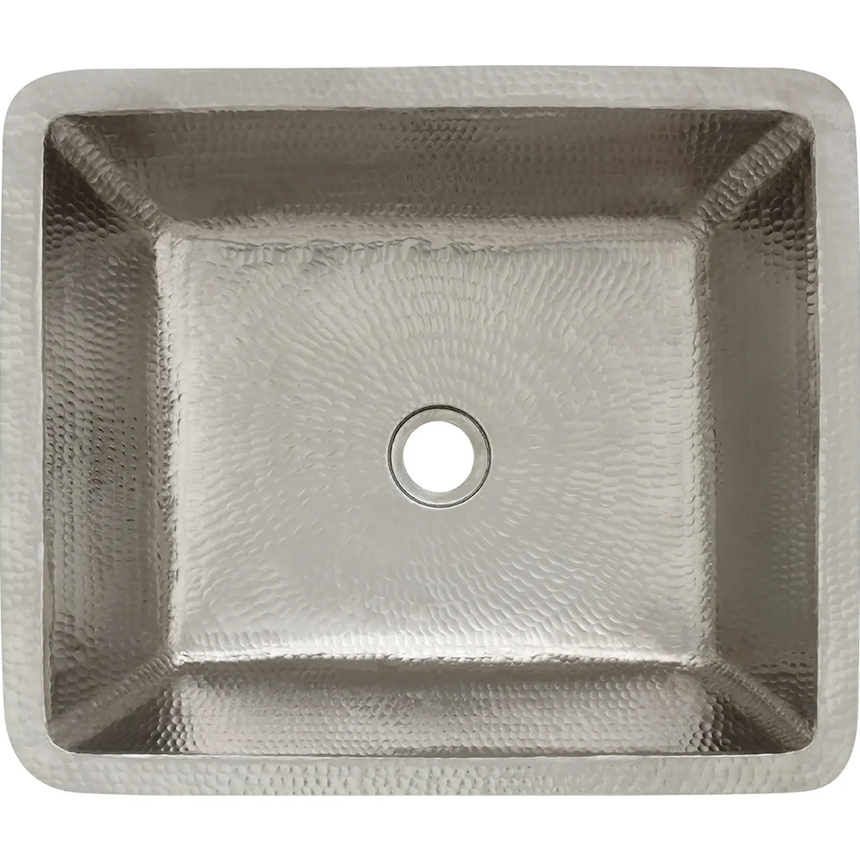 Premier Copper Products 19" Rectangle Copper Bathroom Sink, Nickel, LREC19EN