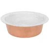 Premier Copper Products 14" Round Copper Bar/Prep Sink, Glazed White, 17 Gauge, BR14WHT2