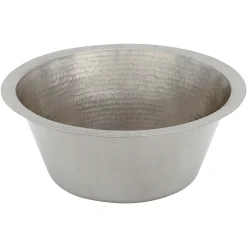 Premier Copper Products 16" Copper Bar/Prep Sink, Nickel, BR16EN2