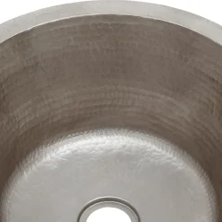 Premier Copper Products 16" Copper Bar/Prep Sink, Nickel, BR16EN2