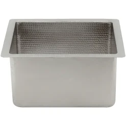 Premier Copper Products 20" Copper Bar/Prep Sink, Nickel, BREC20EN