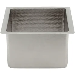 Premier Copper Products 20" Copper Bar/Prep Sink, Nickel, BREC20EN