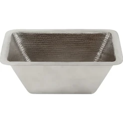 Premier Copper Products 17" Copper Bar/Prep Sink, Nickel, BRECEN2