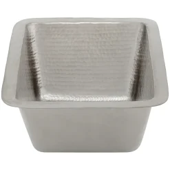 Premier Copper Products 17" Copper Bar/Prep Sink, Nickel, BRECEN2