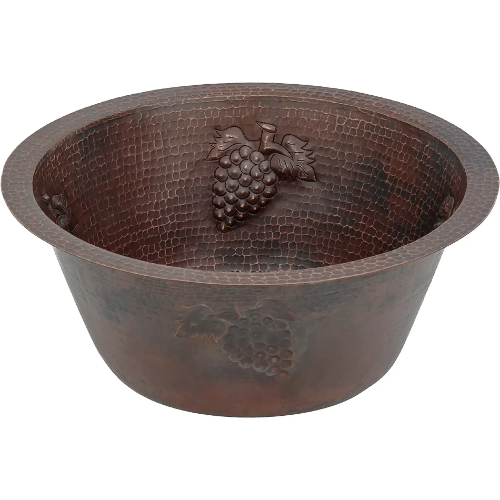 Premier Copper Products 16" Copper Bar/Prep Sink, Oil Rubbed Bronze, BR16GDB2