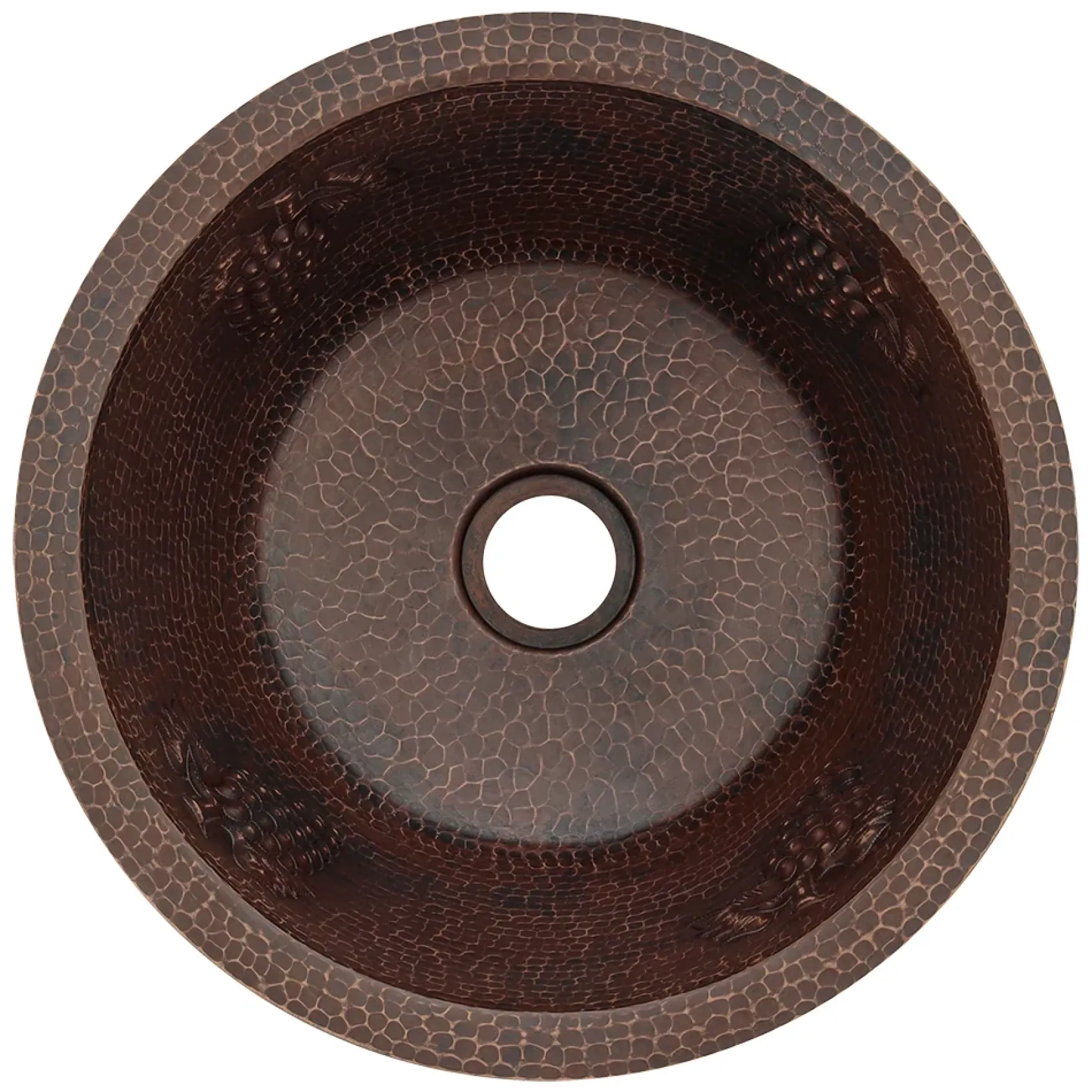 Premier Copper Products 16" Copper Bar/Prep Sink, Oil Rubbed Bronze, BR16GDB2