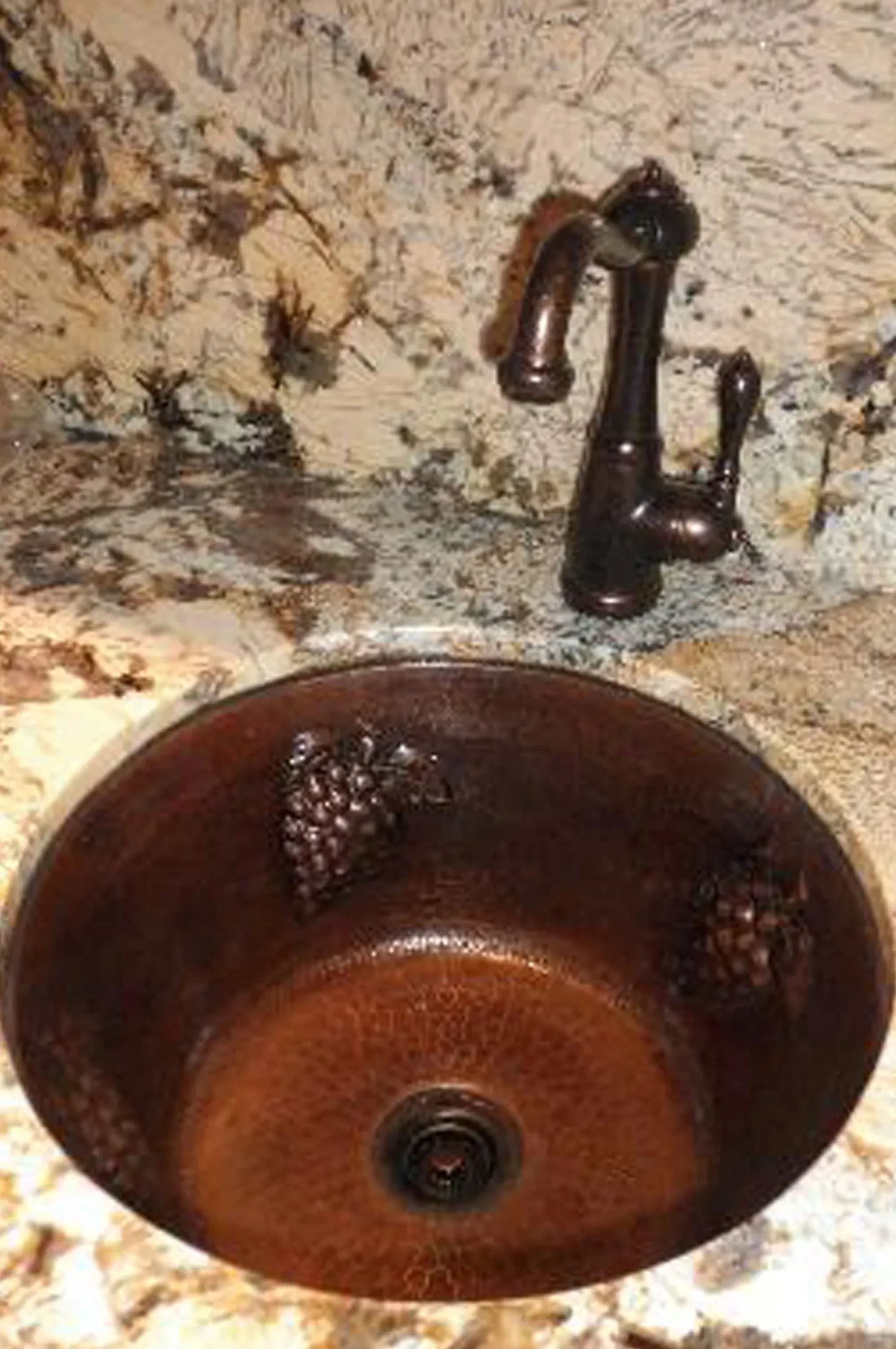 Premier Copper Products 16" Copper Bar/Prep Sink, Oil Rubbed Bronze, BR16GDB2