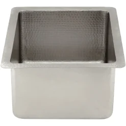 Premier Copper Products 16" Copper Bar/Prep Sink, Nickel, BREC16EN