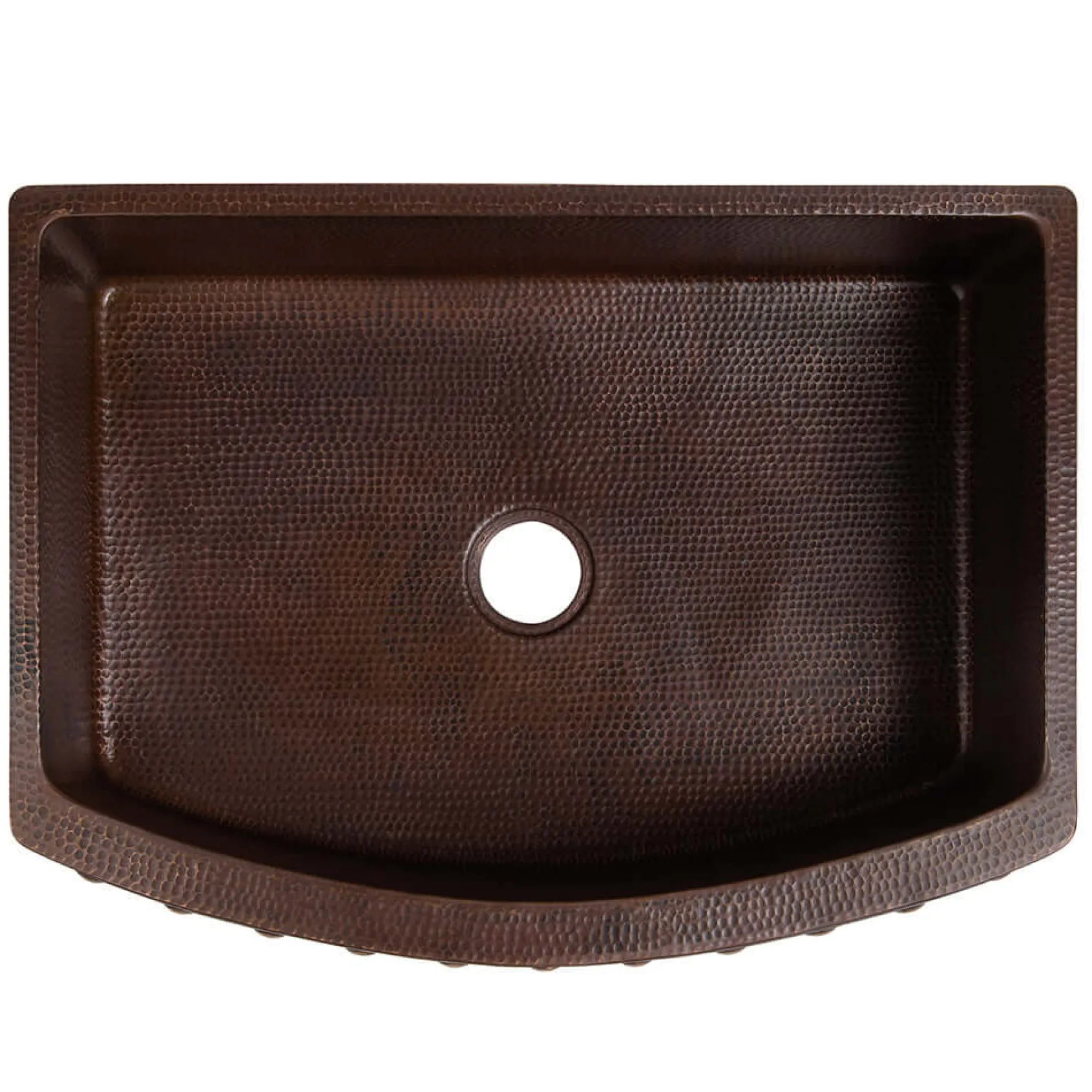 Premier Copper Products 30" Copper Farmhouse Sink, Oil Rubbed Bronze, KASRDB30249BS