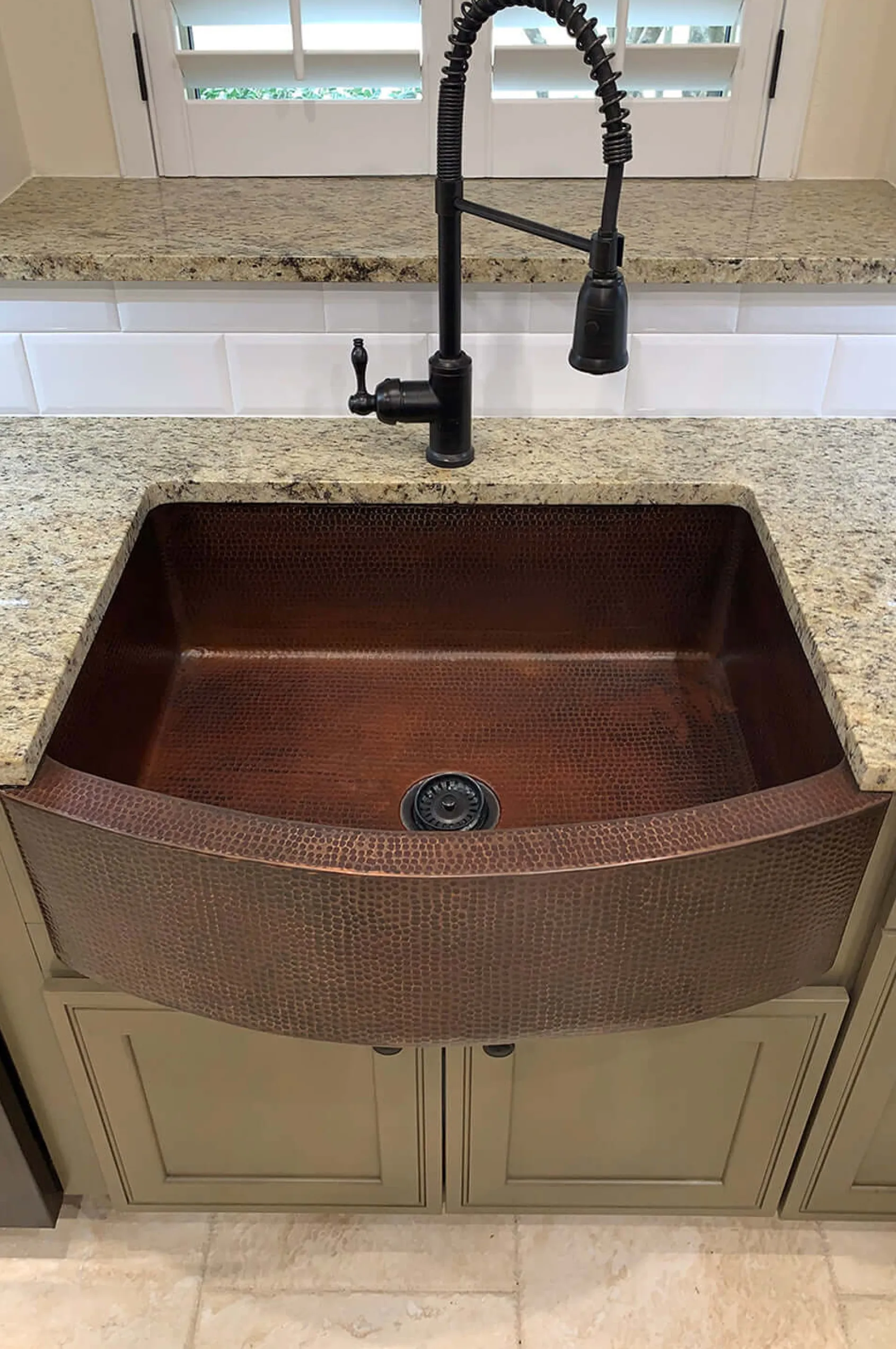 Premier Copper Products 30" Copper Farmhouse Sink, Oil Rubbed Bronze, KASRDB30249