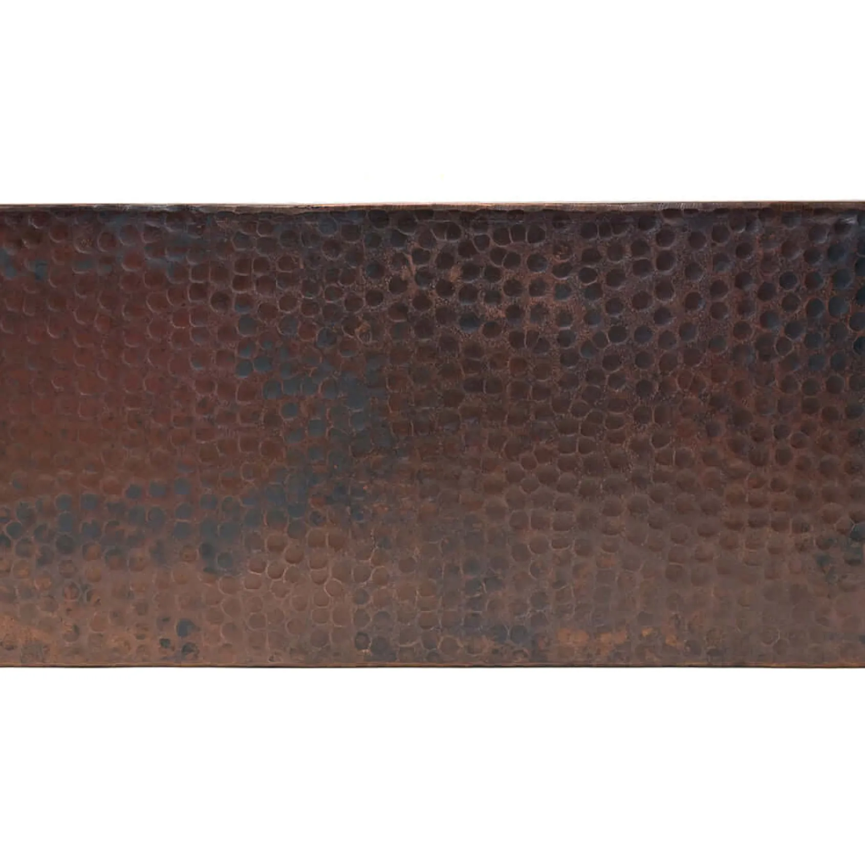 Premier Copper Products 33" Hammered Copper Kitchen Apron 50/50 Double Basin Farmhouse Sink with Matching Drains, and Accessories, Oil Rubbed Bronze, KSP3_KA50DB33229
