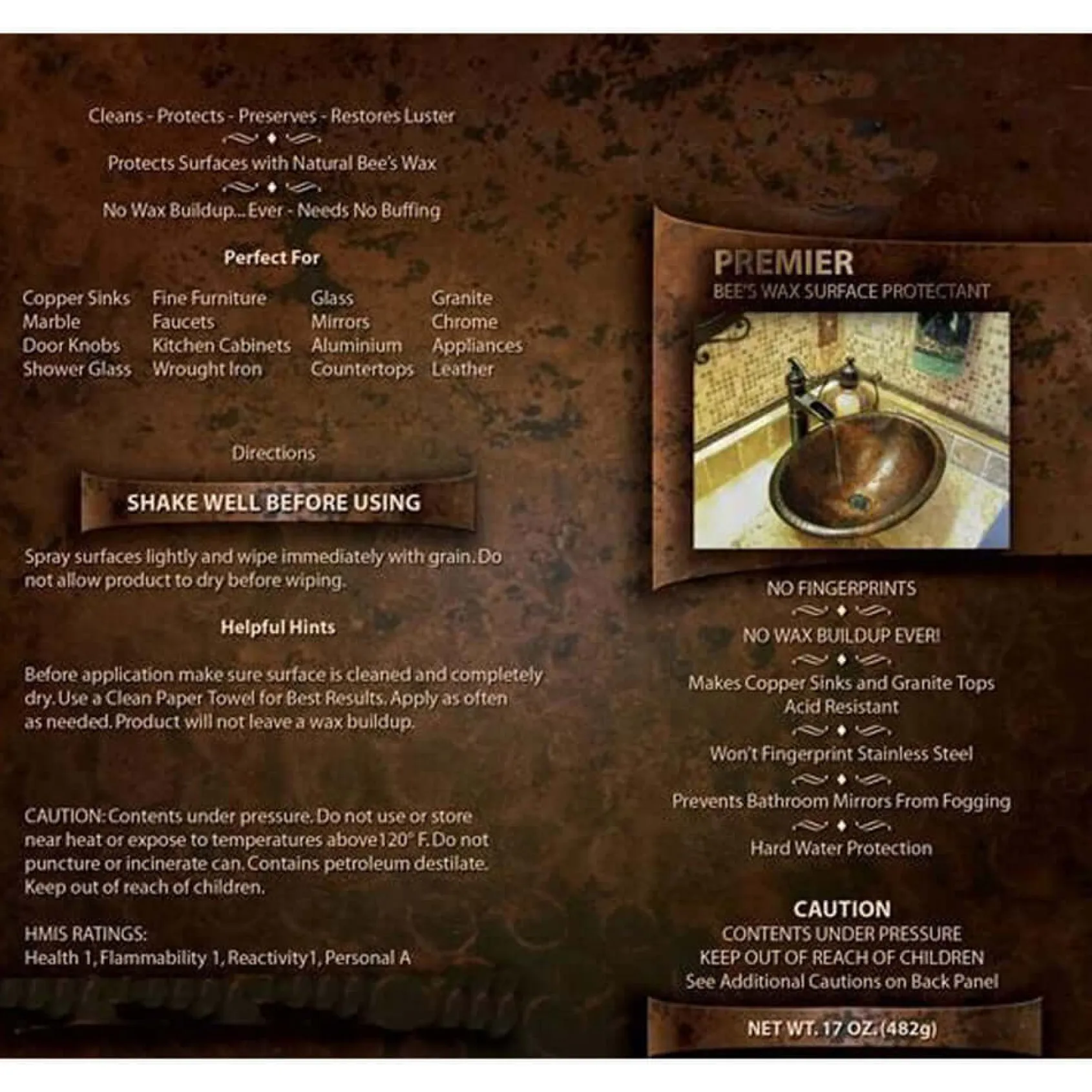 Premier Copper Products 33" Hammered Copper Kitchen Apron Single Basin Farmhouse Sink w/ Scroll Design with Matching Drain and Accessories, Oil Rubbed Bronze, KSP3_KASDB33229S