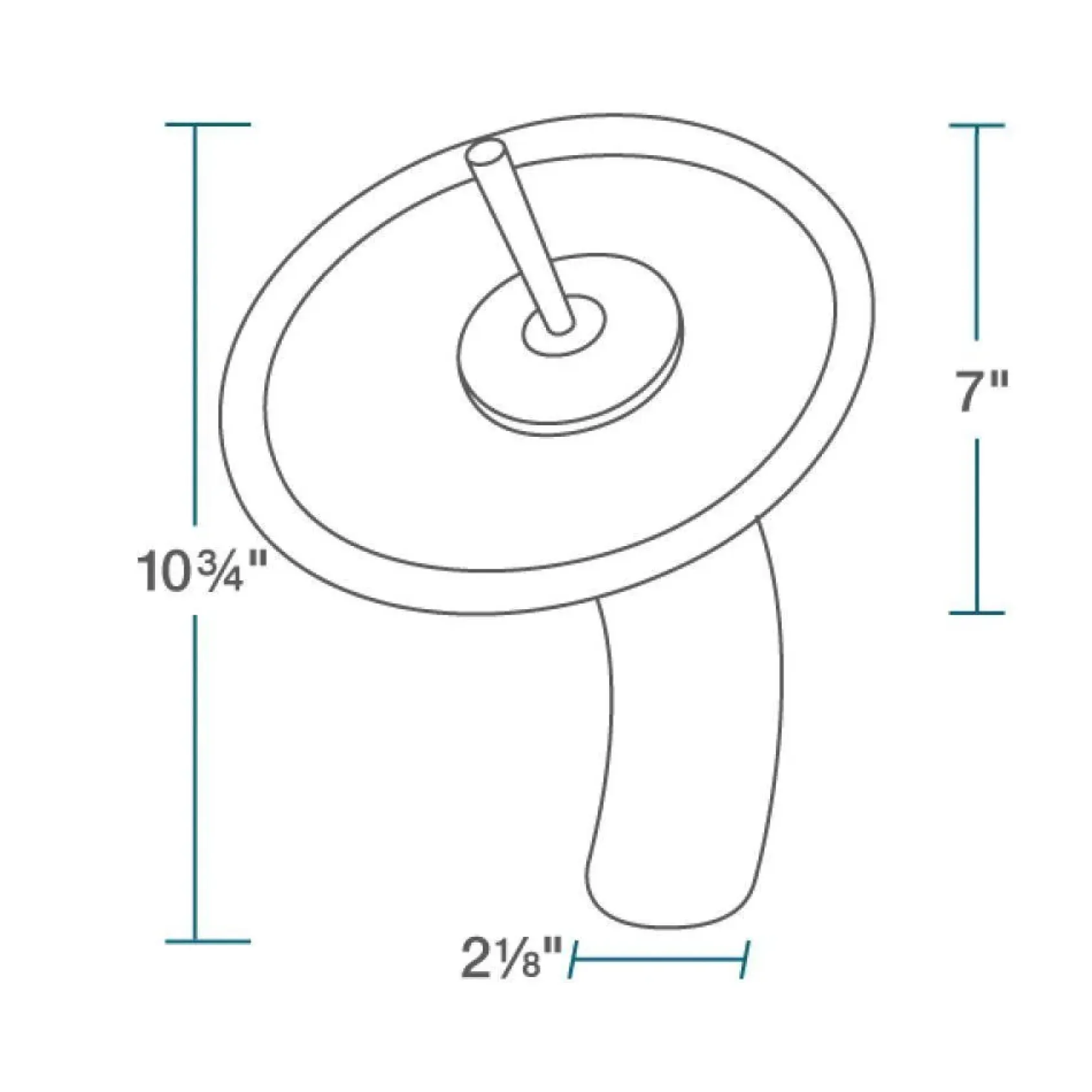 Rene 17" Round Glass Bathroom Sink, Frosted, with Faucet, R5-5002-WF-ORB