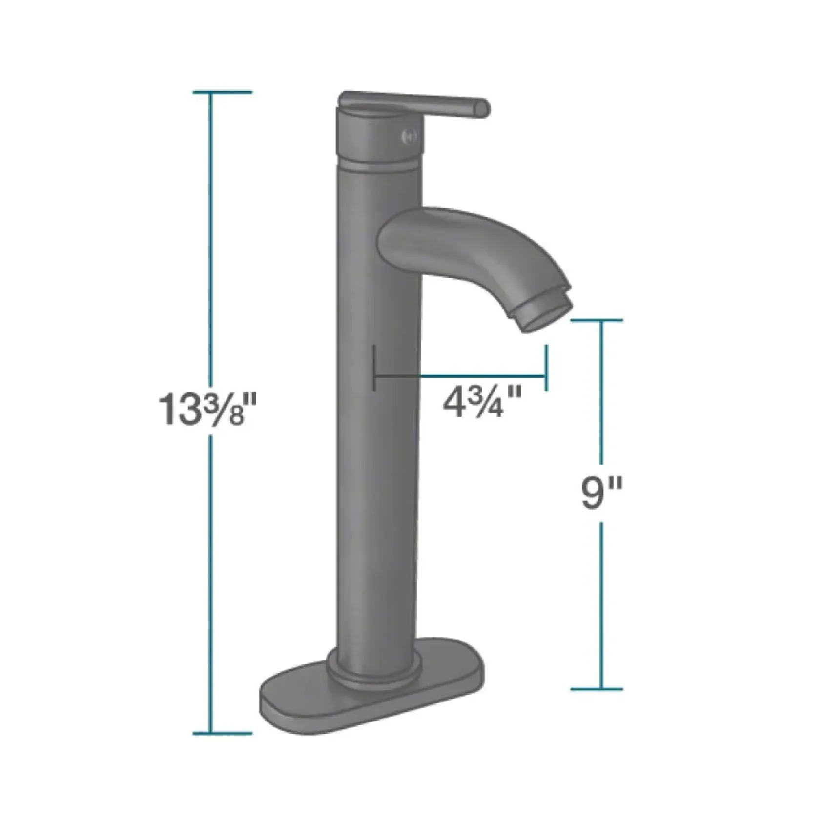 Rene 17" Round Glass Bathroom Sink, Crystal, with Faucet, R5-5024-R9-7001-ABR