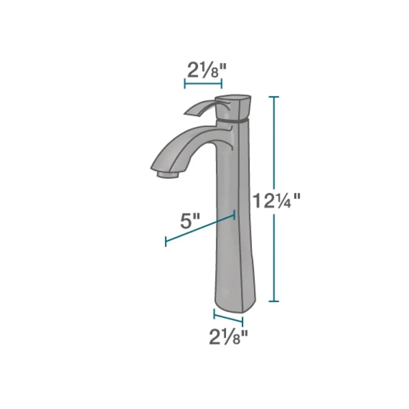 Rene 17" Round Glass Bathroom Sink, Celeste, with Faucet, R5-5001-CEL-R9-7006-ABR