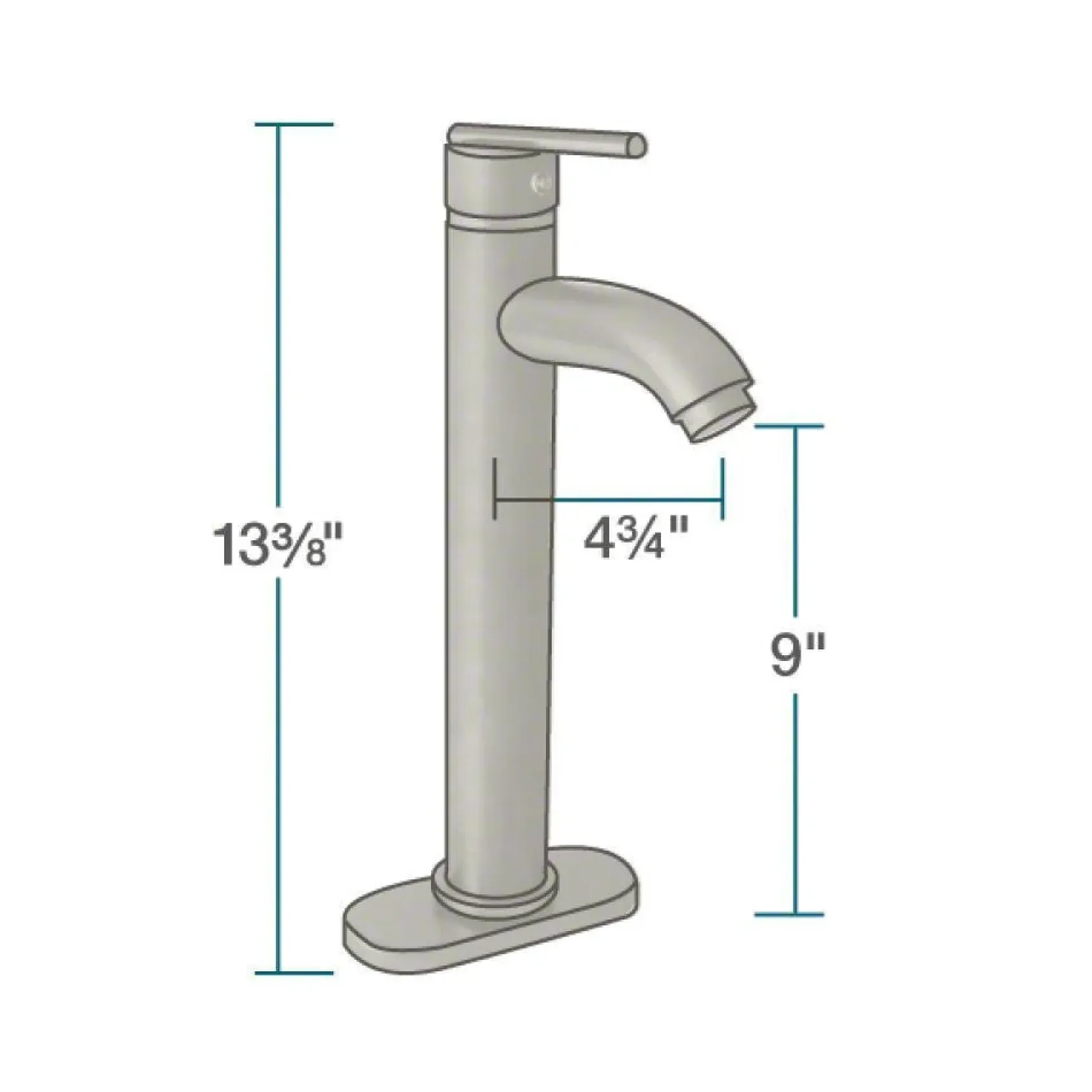 Rene 17" Square Glass Bathroom Sink, Textured, with Faucet, R5-5004-R9-7001-BN
