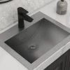 Ruvati Ariaso 21" Rectangle Drop In Stainless Steel Bathroom Sink, 16 Gauge, RVH5110ST
