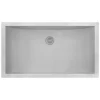 Ruvati Ariaso 34 x 14 inch Brushed Stainless Steel Rectangular Bathroom Sink Undermount, 16, RVH6134ST
