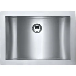 Ruvati Ariaso 16 x 13 inch Brushed Stainless Steel Rectangular Bathroom Sink Undermount, 16, RVH6106ST