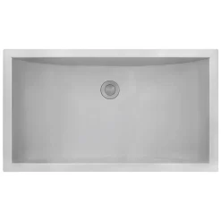 Ruvati Ariaso 30 x 14 inch Brushed Stainless Steel Rectangular Bathroom Sink Undermount, 16, RVH6120ST