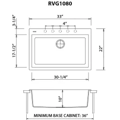 Ruvati epiGranite 33